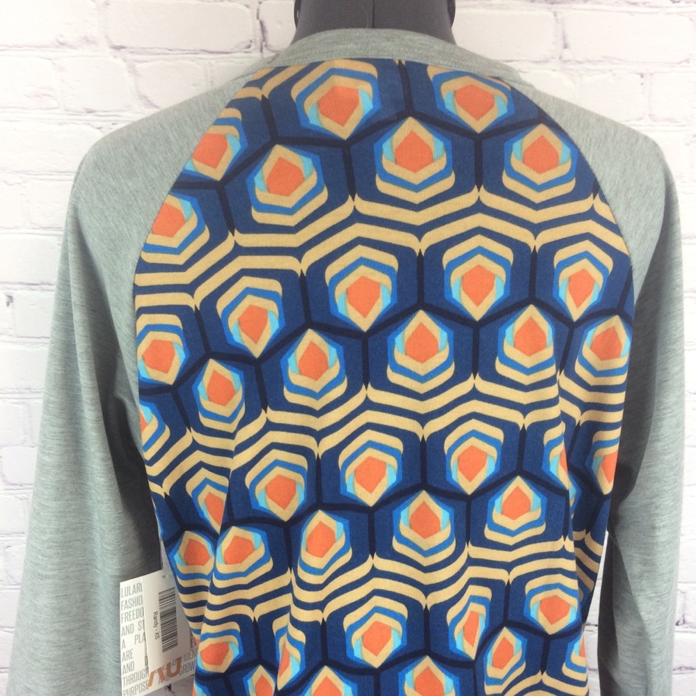 New SOFT sporty Women’s Baseball raglan Randy T shirt Long loose fit mid sleeve - Picture 3 of 8